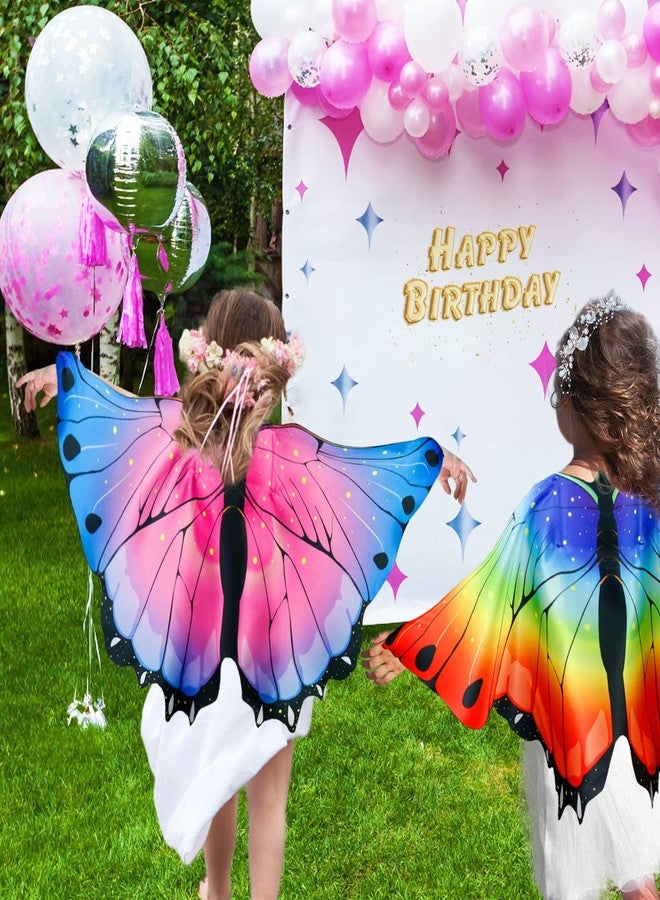 iROLEWIN Toddler Kids Butterfly-Wings for Girls Butterfly-Costume 10 Bulk Fairy Dress Up Wings as Boys Christmas Party Favors - Image 2